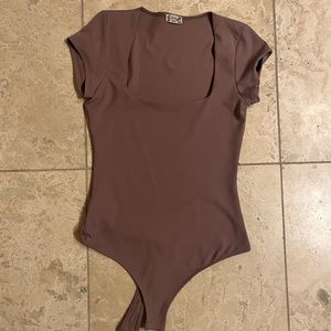 Free People Short Sleeve Body Suit
